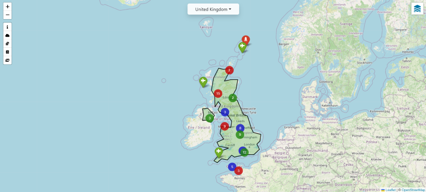 Interactive Country Information Map